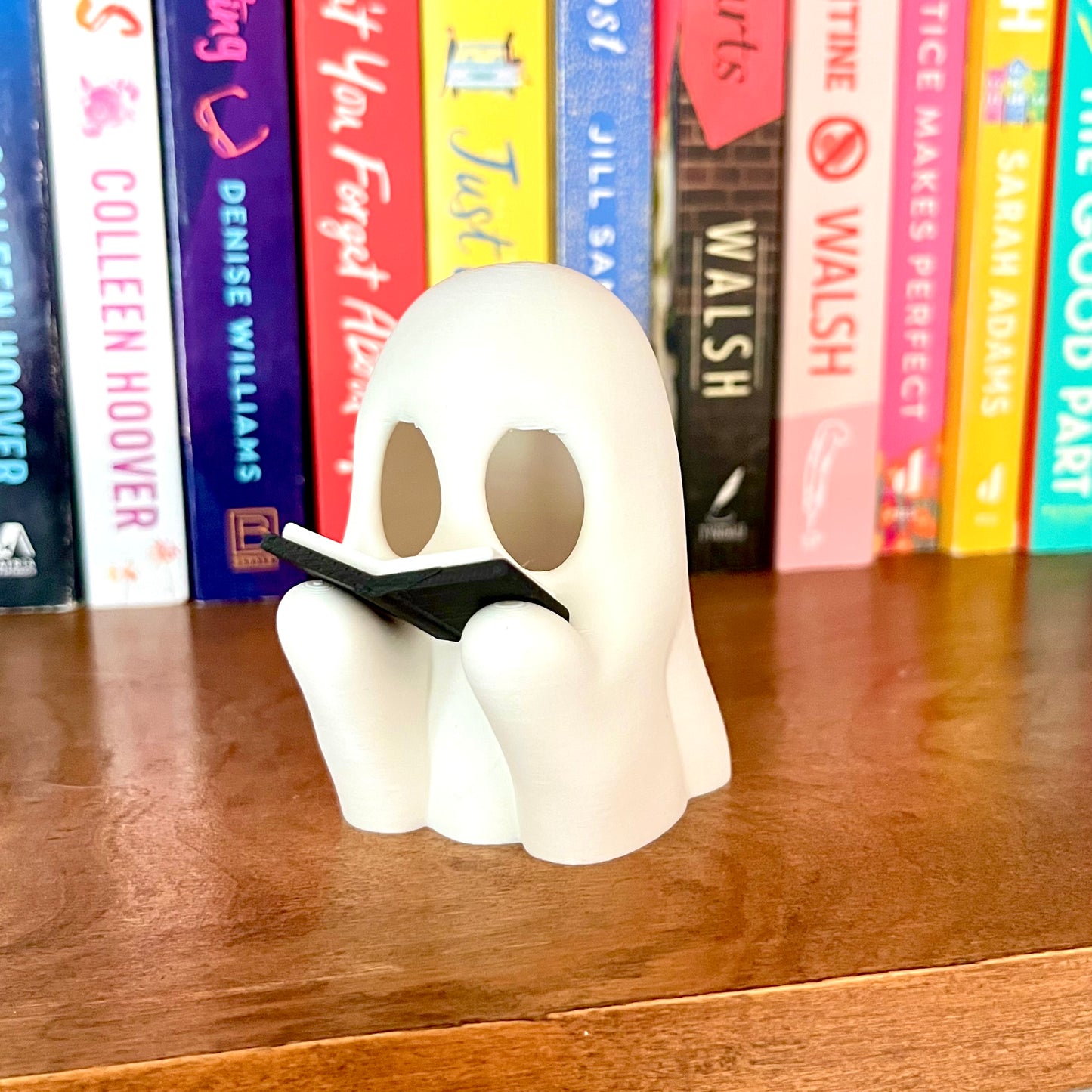 Bookish Ghost with Tea Light