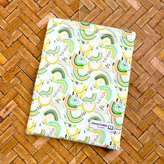 Colorful Rainbows Book Sleeve