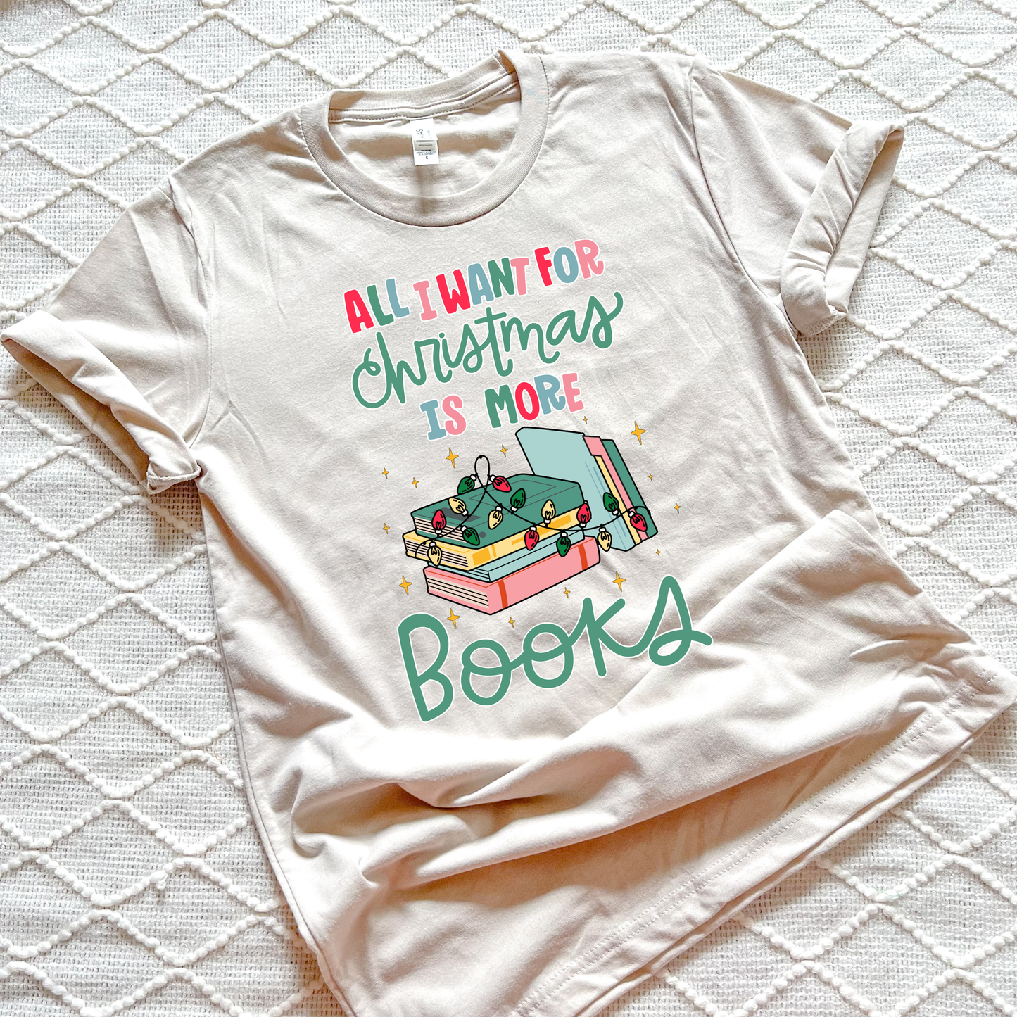 All I Want for Christmas is Books Apparel