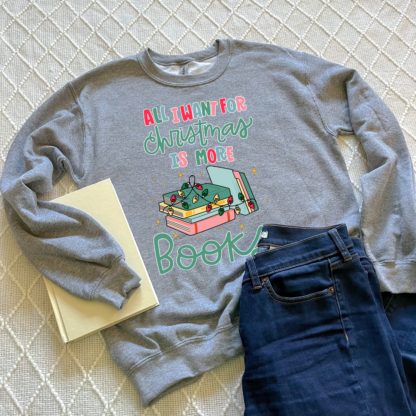 All I Want for Christmas is Books Apparel
