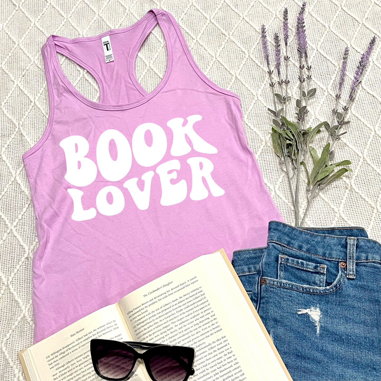 Book Lover Tank Tops