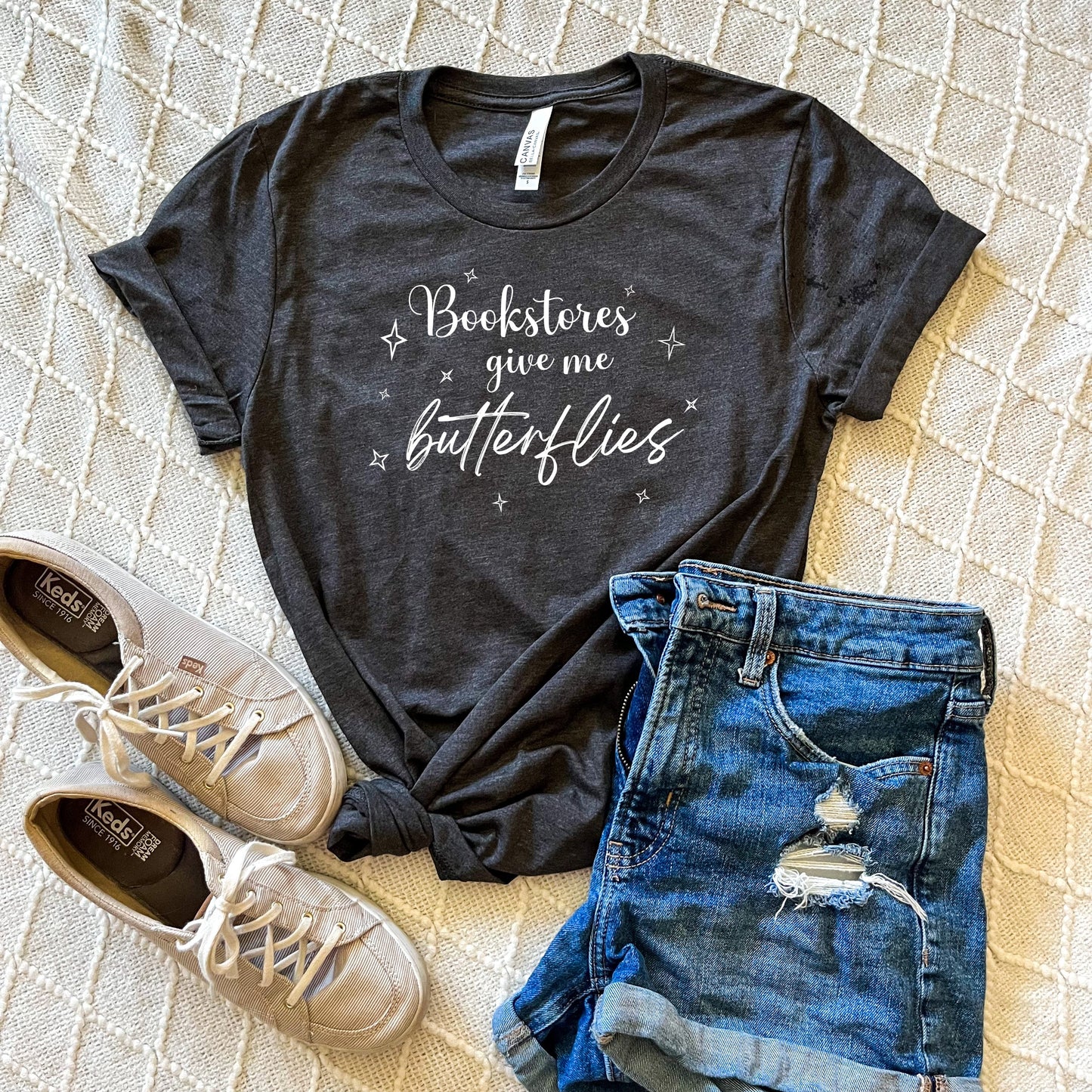 Bookstores Give me Butterflies T-shirt
