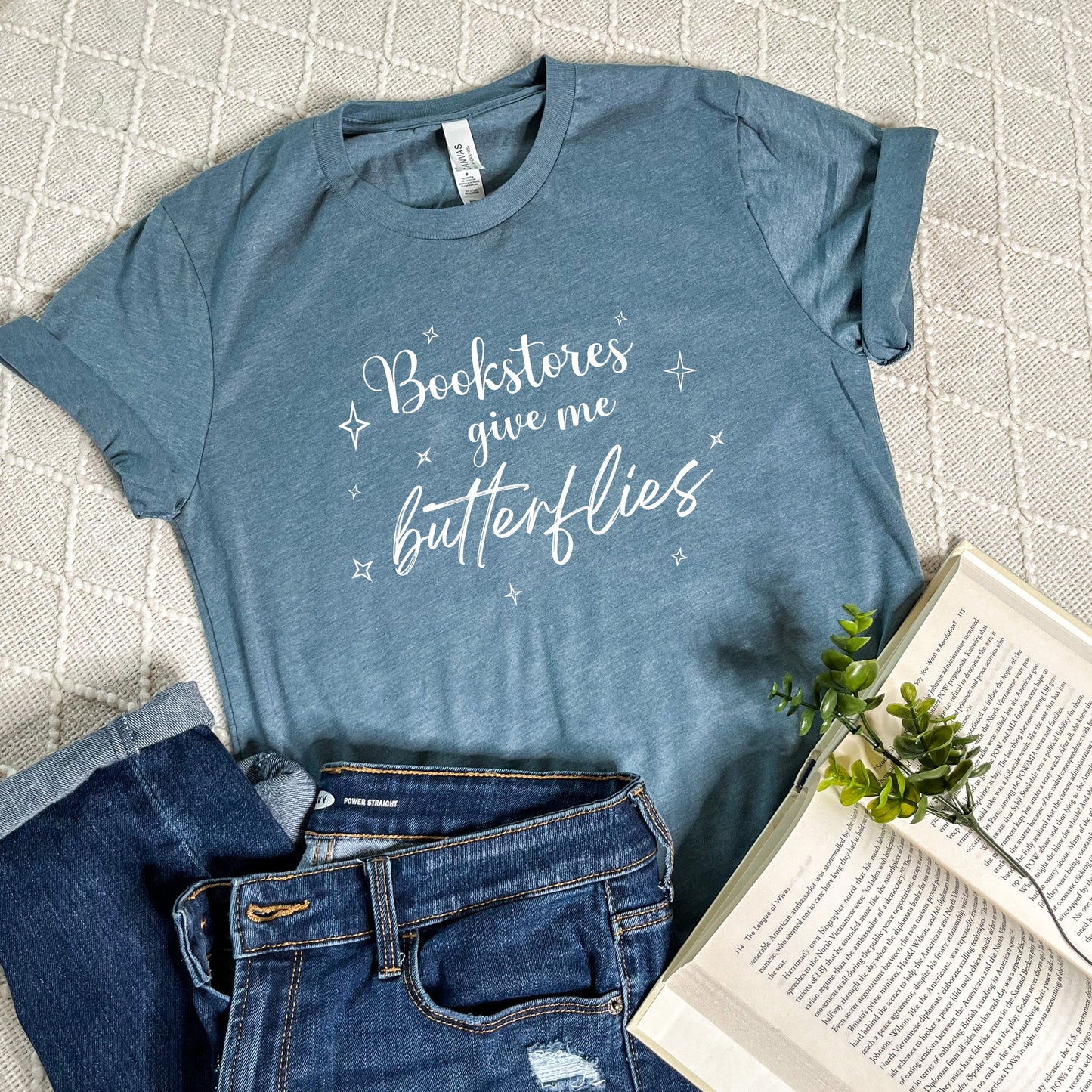 Bookstores Give me Butterflies T-shirt