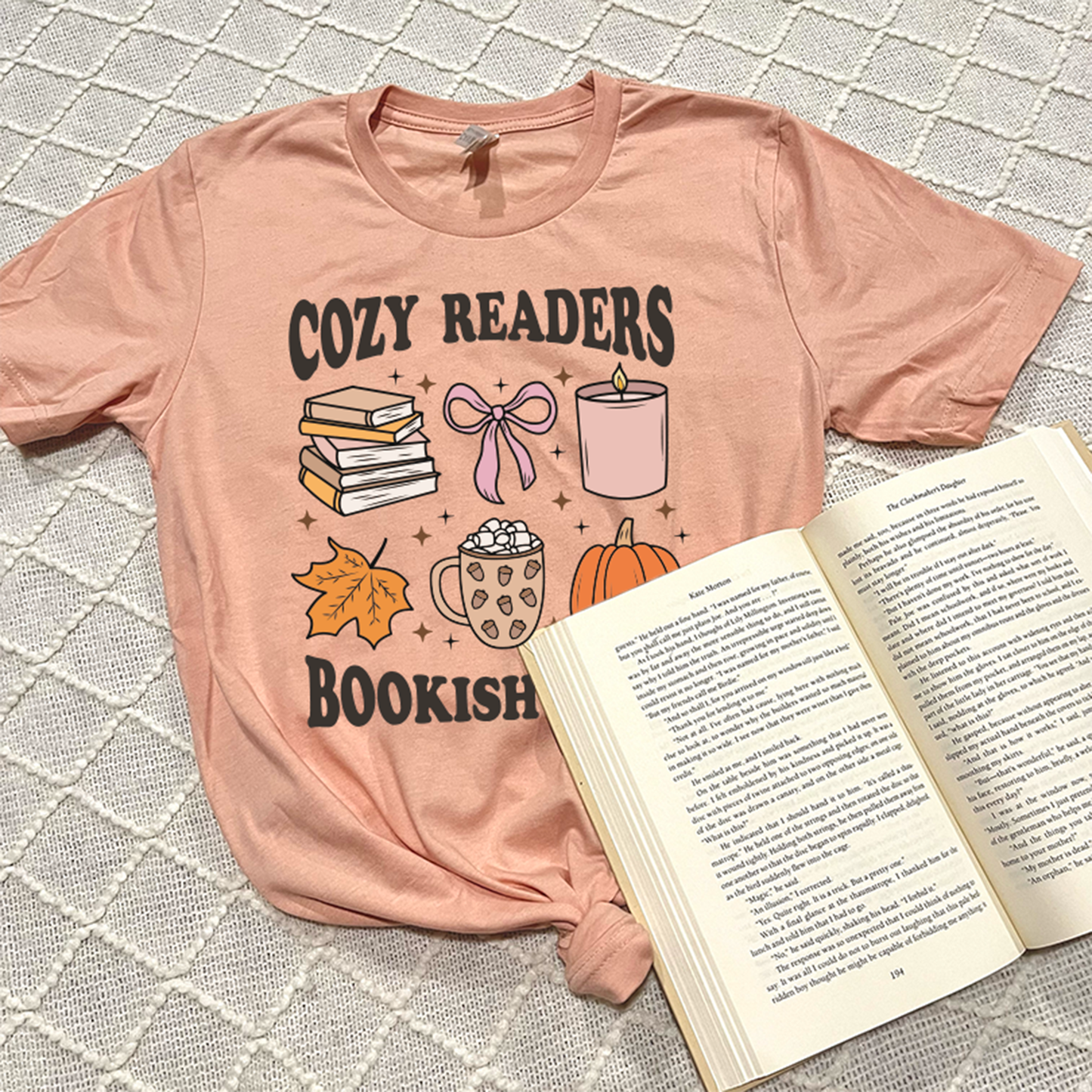 Cozy Readers Bookish Club Shirt