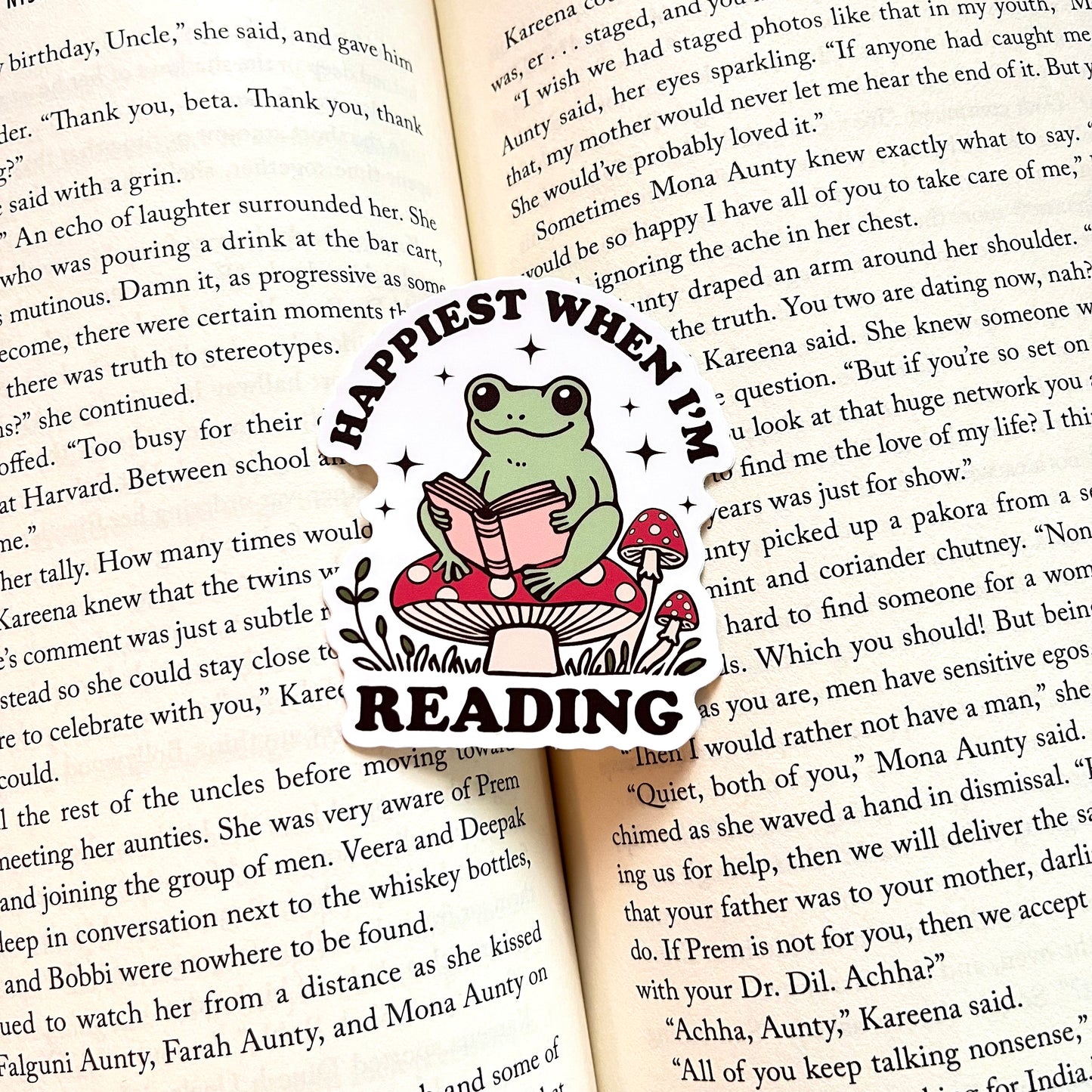 Spring Bookish Vinyl Stickers