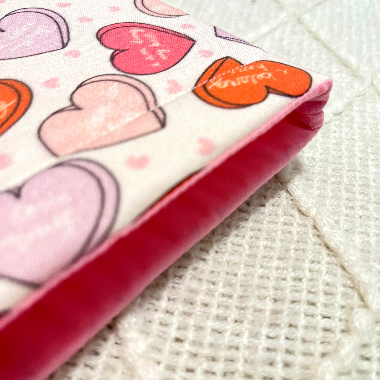 Candy Heart Book Sleeve