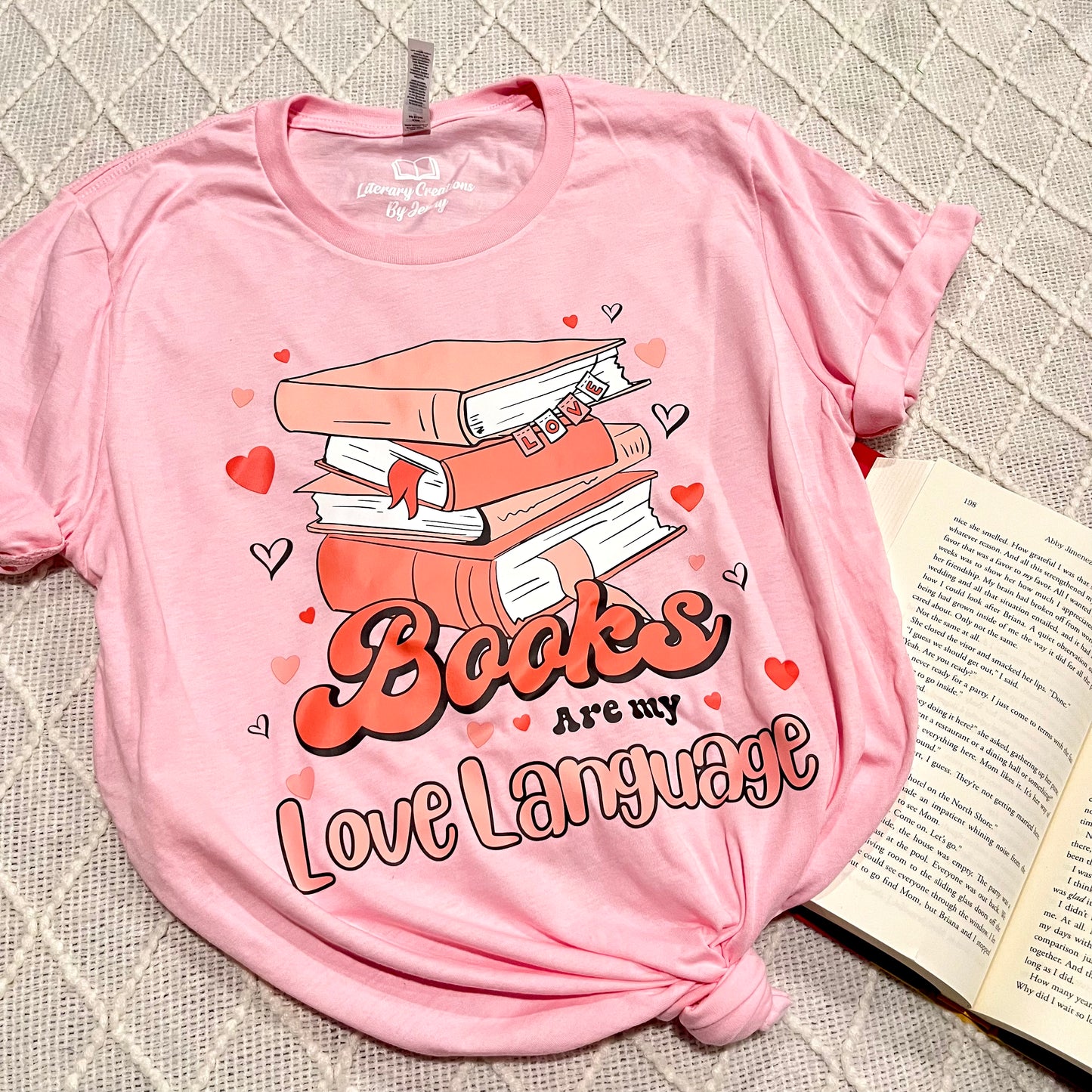 Books Are My Love Language Apparel