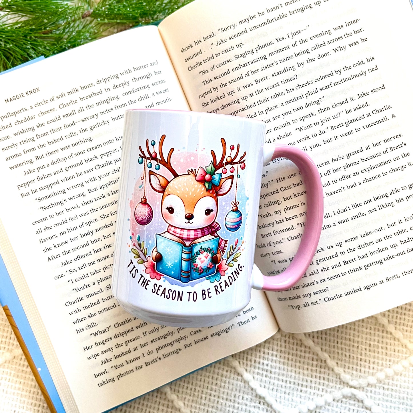 Cozy Festive Deer Mug