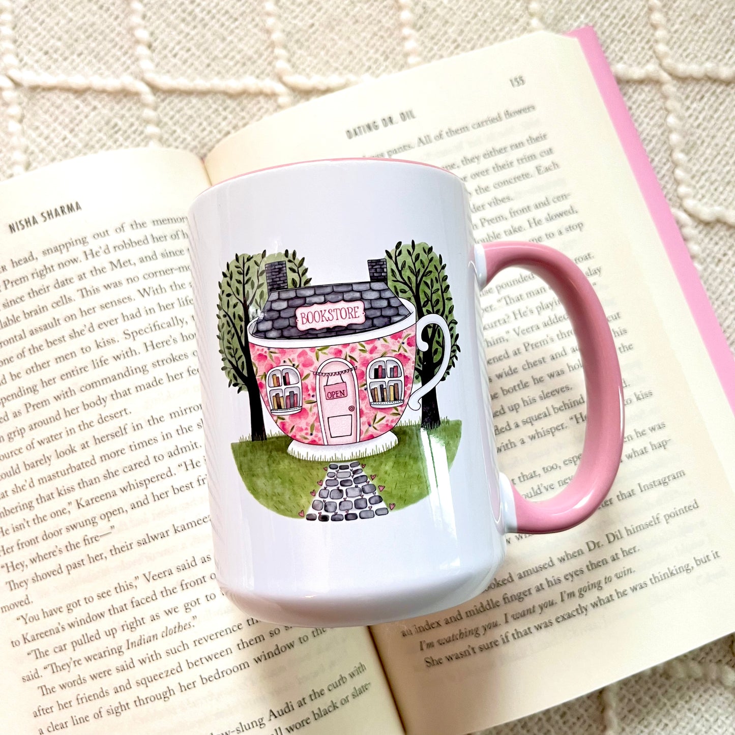 Spring Bookstore Mug