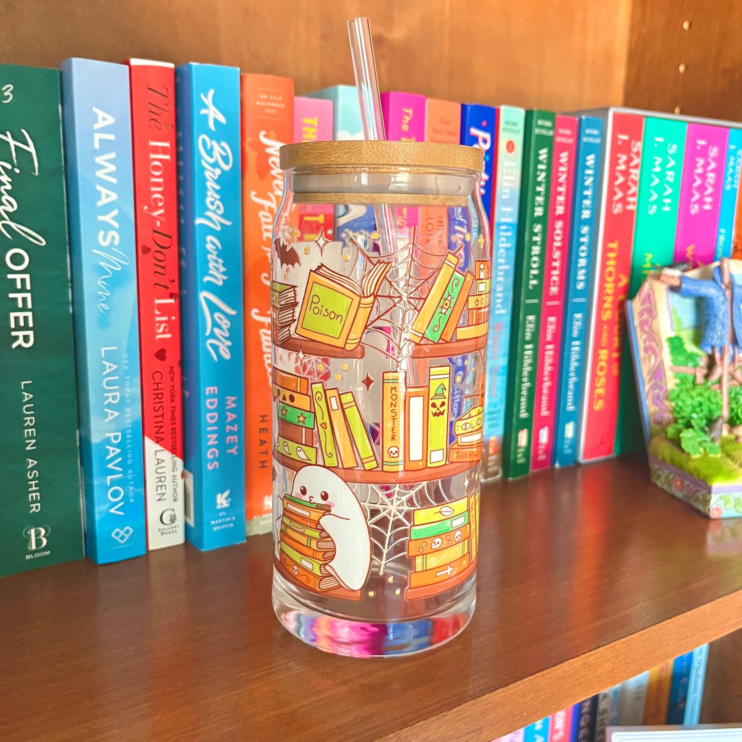 Ghosts in the Stacks Glass Cans