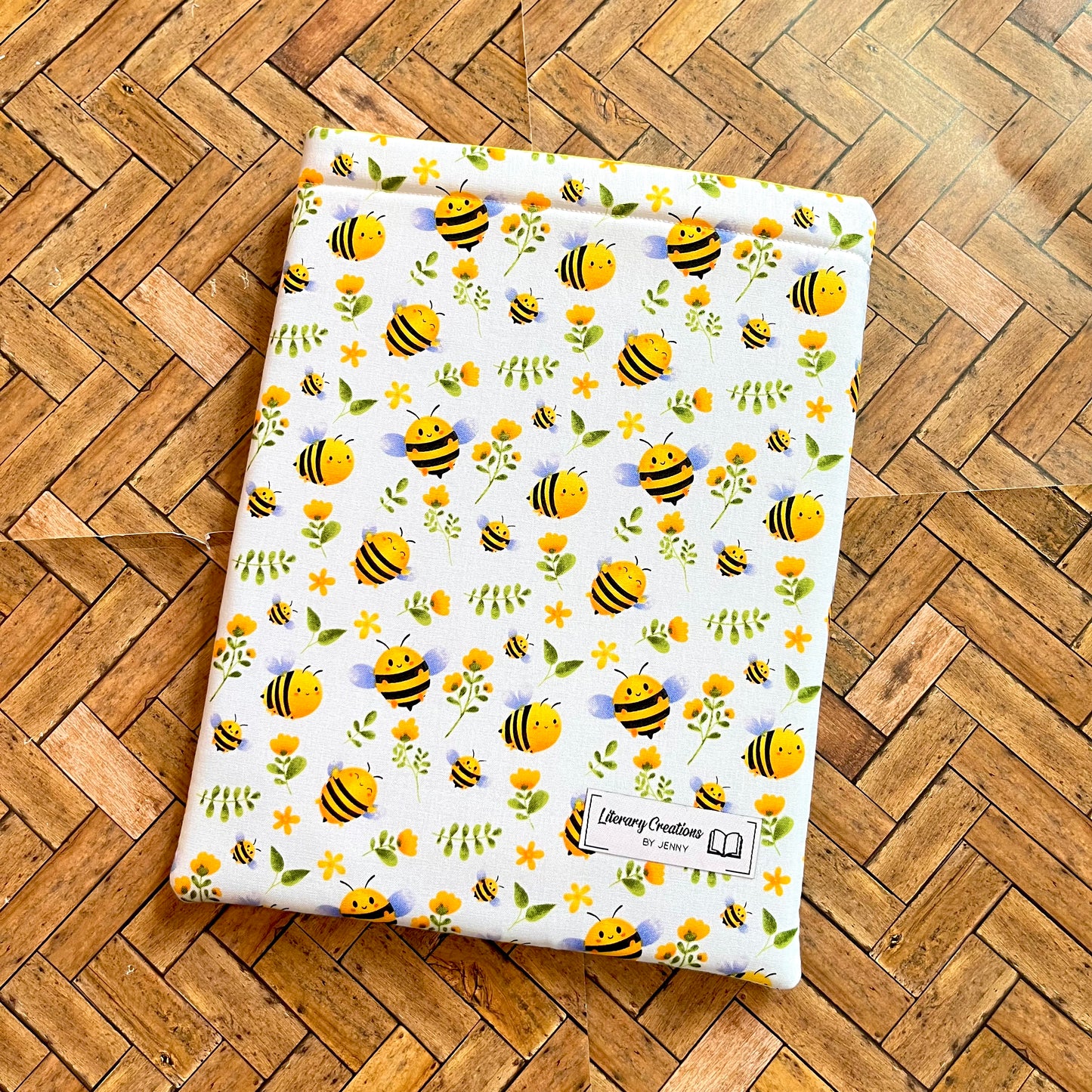 Happy Bee Book Sleeve