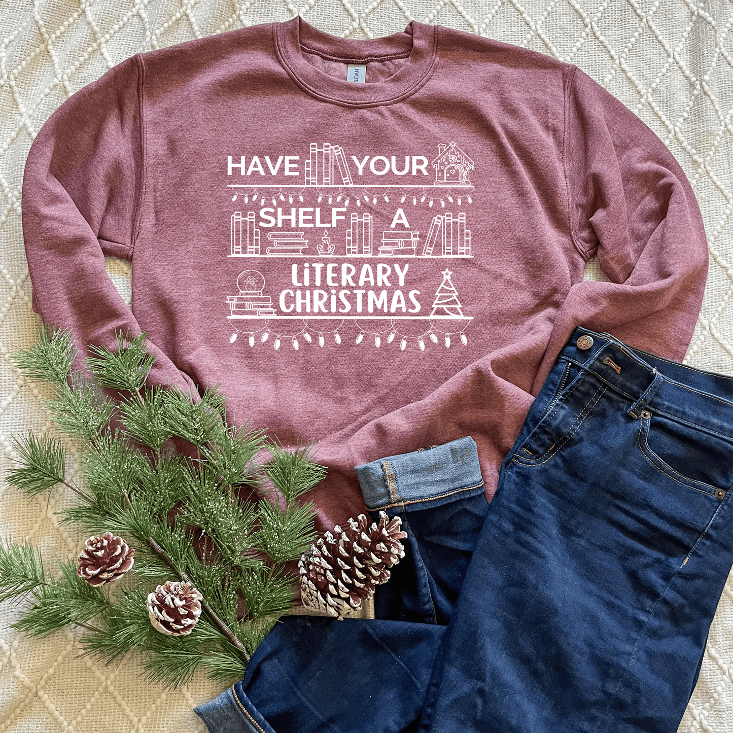 Have your Shelf a Literary Christmas Apparel