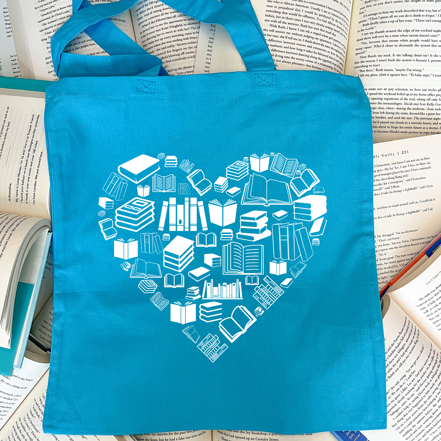Heart of Books Tote