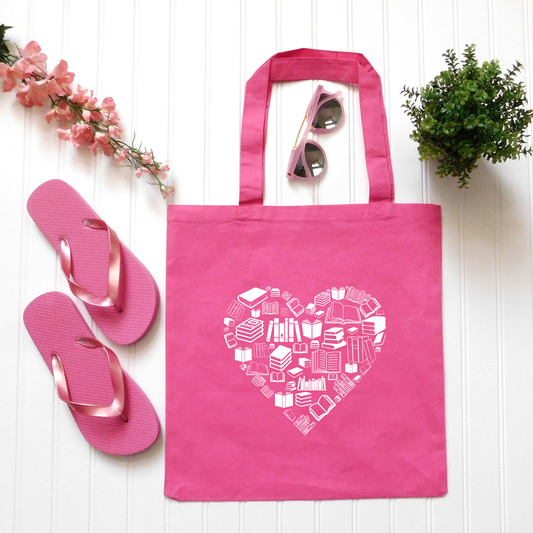 Heart of Books Tote