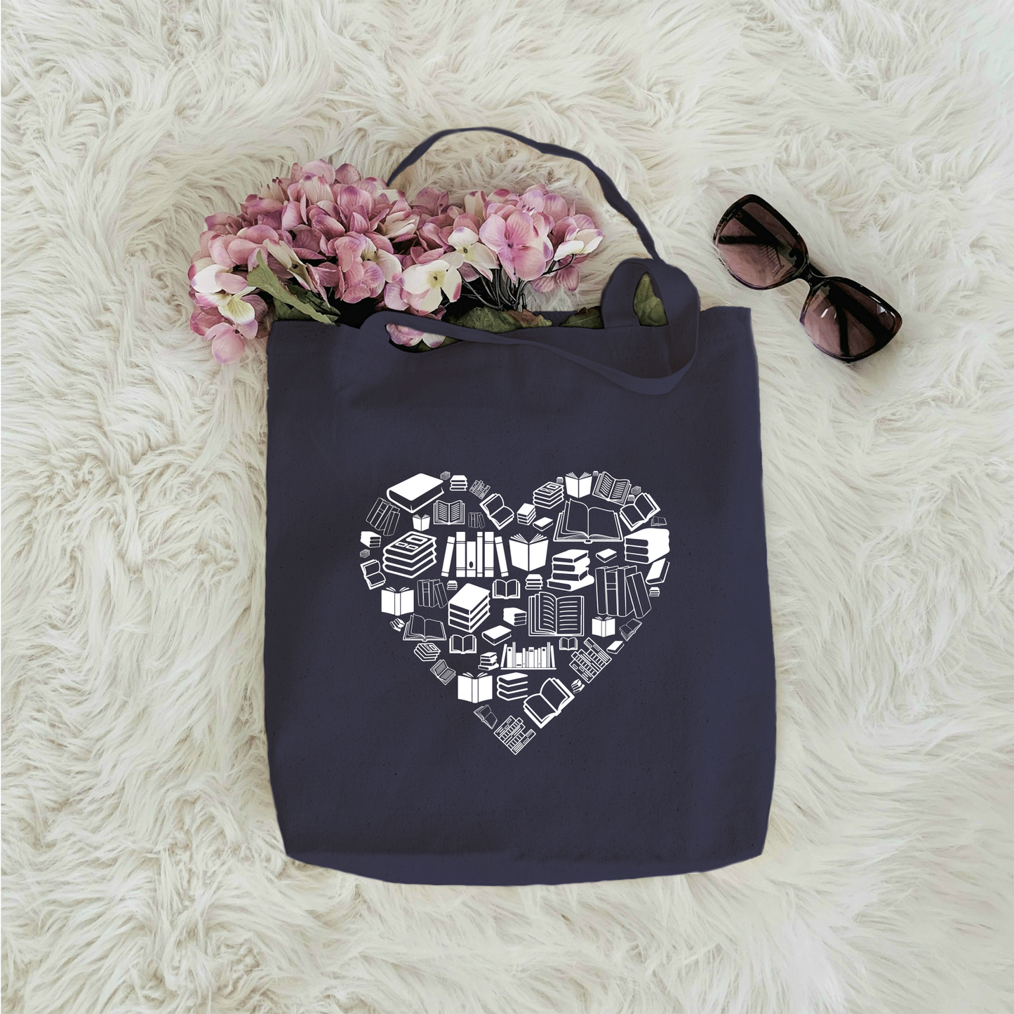 Heart of Books Tote