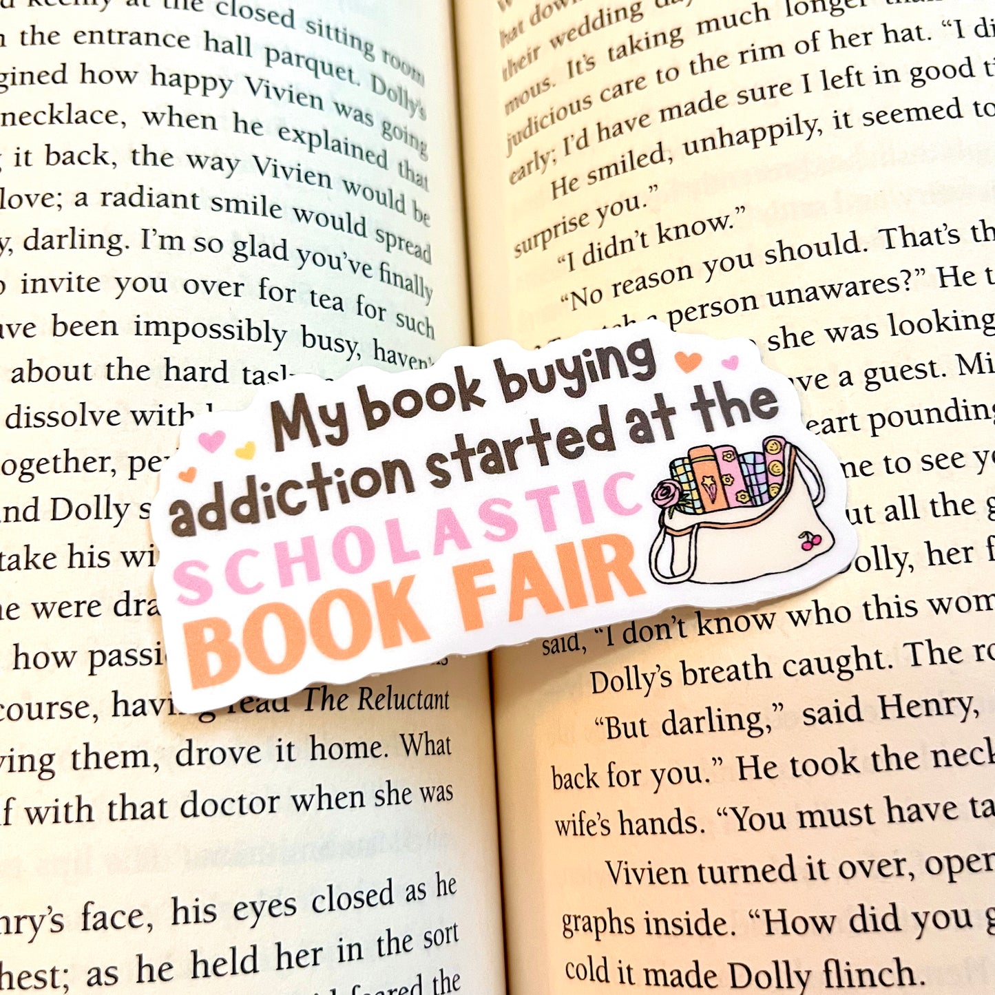 Bookish Nostalgia Vinyl Stickers