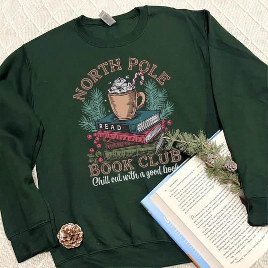 North Pole Book Club Sweatshirts