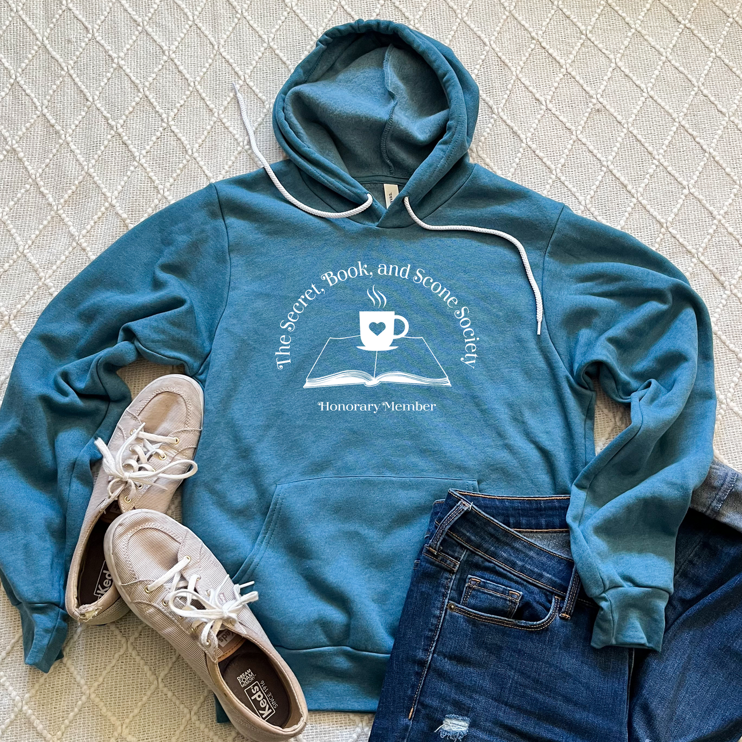 Secret, Book, and Scone Society Sweatshirts