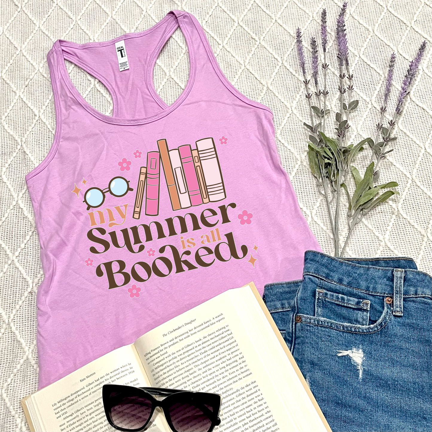 Summer is Booked Tank Tops