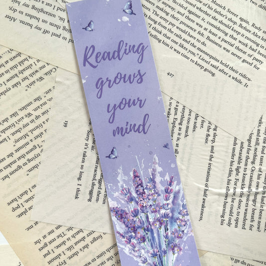 Reading Grows Your Mind Bookmark