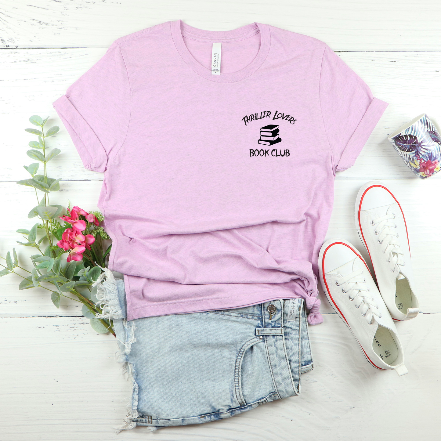 Thriller Lovers Book Club T-shirt (multiple color options)
