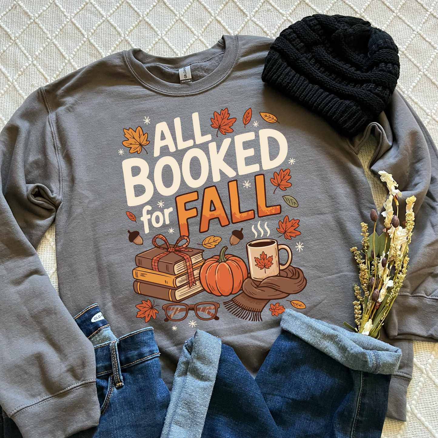 All Booked For Fall Sweatshirts