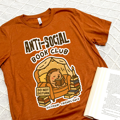 Anti-Social Book Club T-shirt