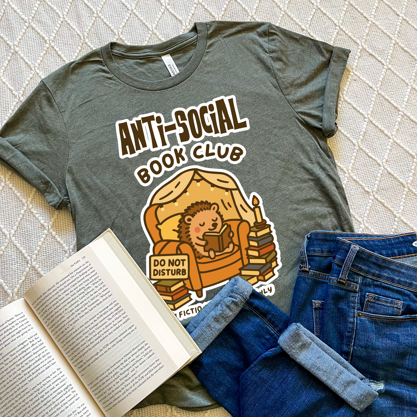 Anti-Social Book Club T-shirt