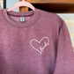 Book Heart Sweatshirts