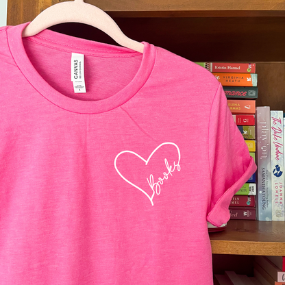 Book Heart T-shirt