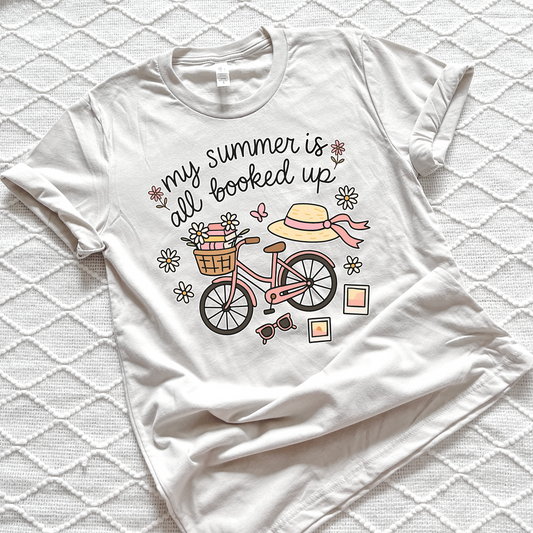 Summer is Booked Bicycle T-Shirts