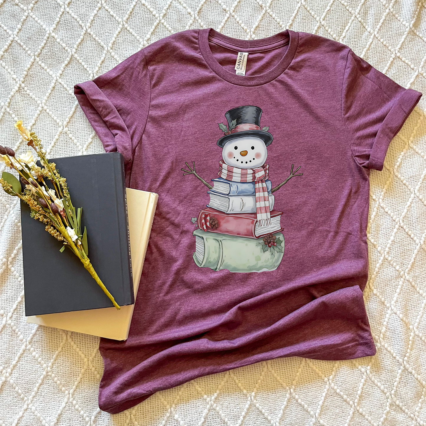 Bookish Snowman T-shirts