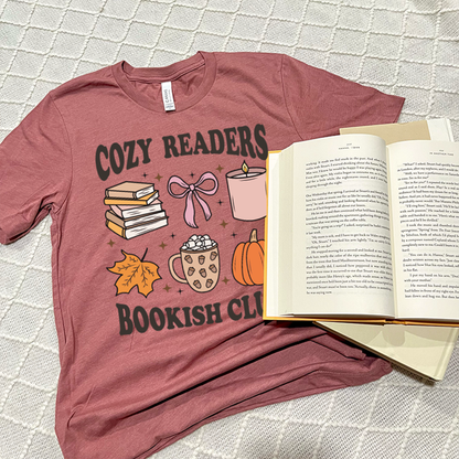 Cozy Readers Bookish Club Shirt