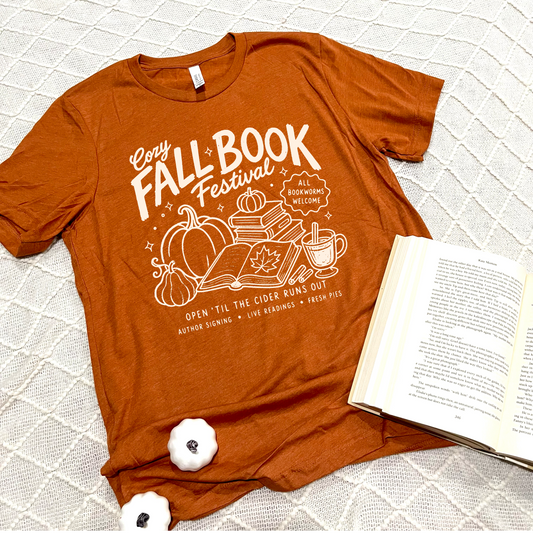 Cozy Fall Book Festival T-Shirts