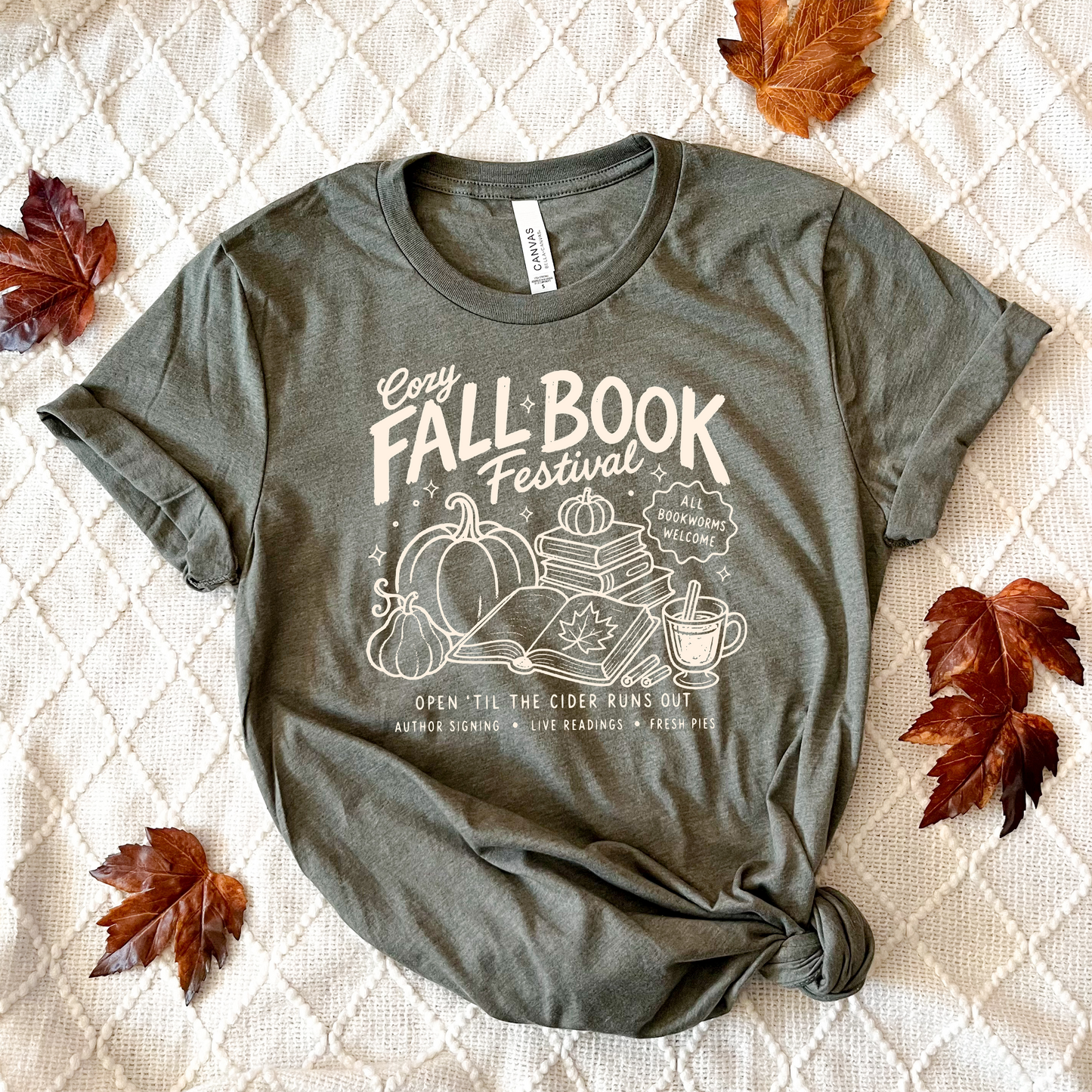 Cozy Fall Book Festival T-Shirts