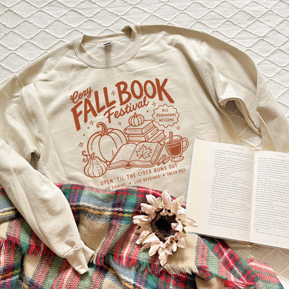 Cozy Fall Book Festival Sweatshirts
