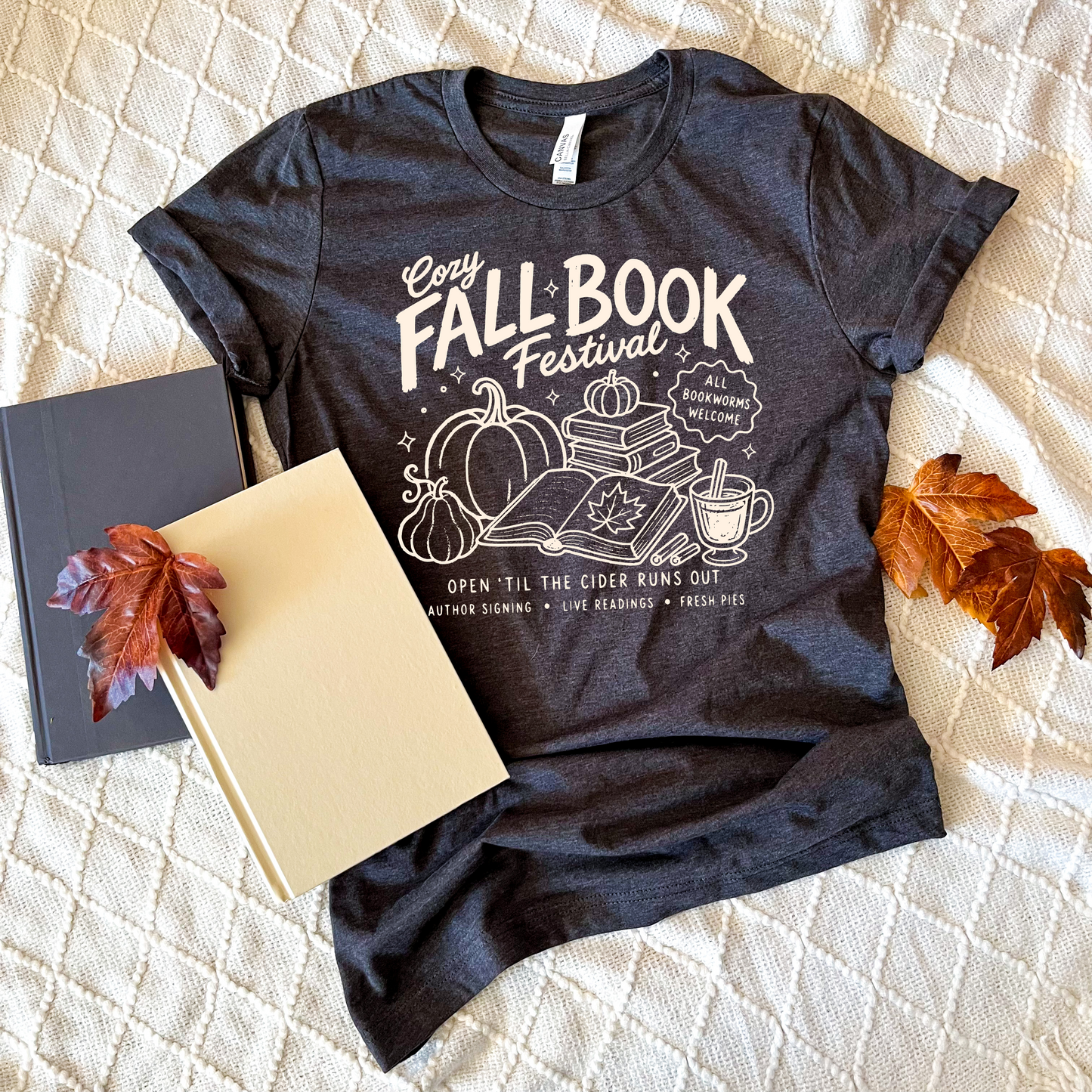 Cozy Fall Book Festival T-Shirts