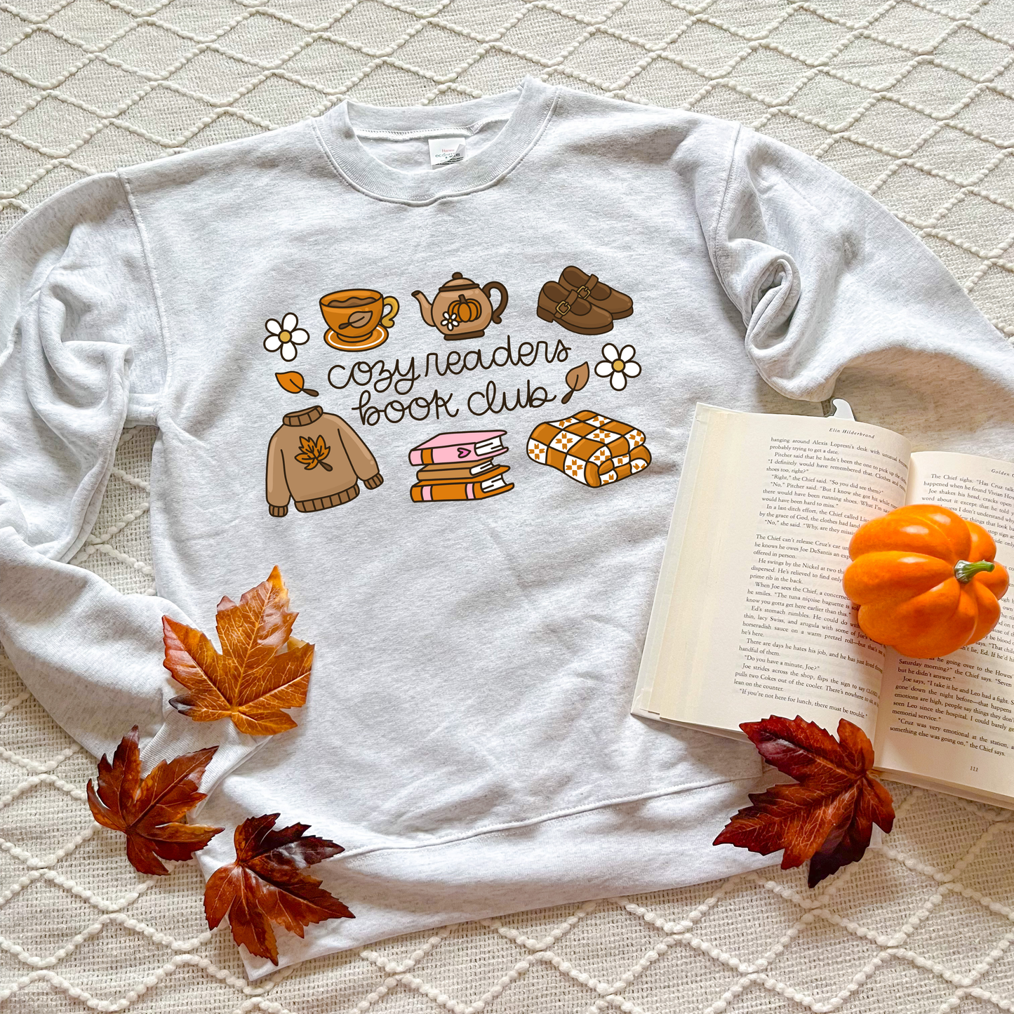 Cozy Reader Book Club Sweatshirts