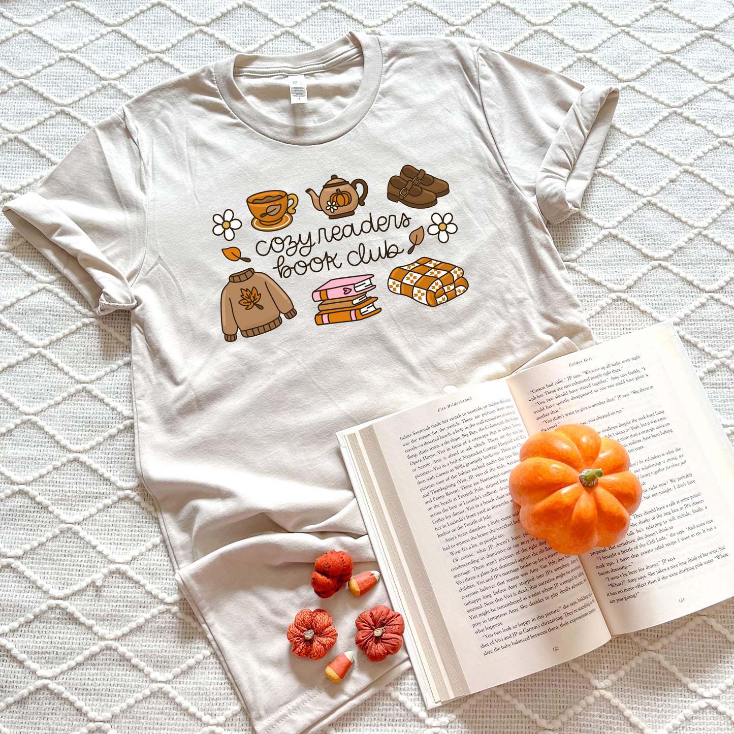 Cozy Reader Book Club T-Shirts