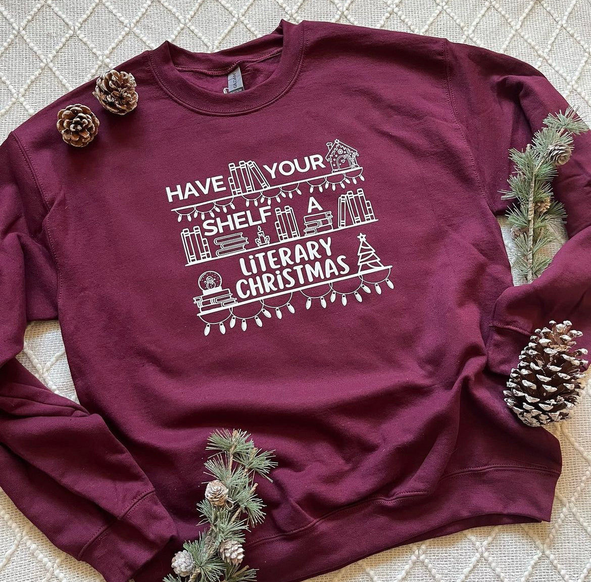 CHOOSE YOUR DESIGN- Maroon Sweatshirts
