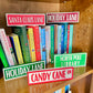 Festive Book Shelf Signs