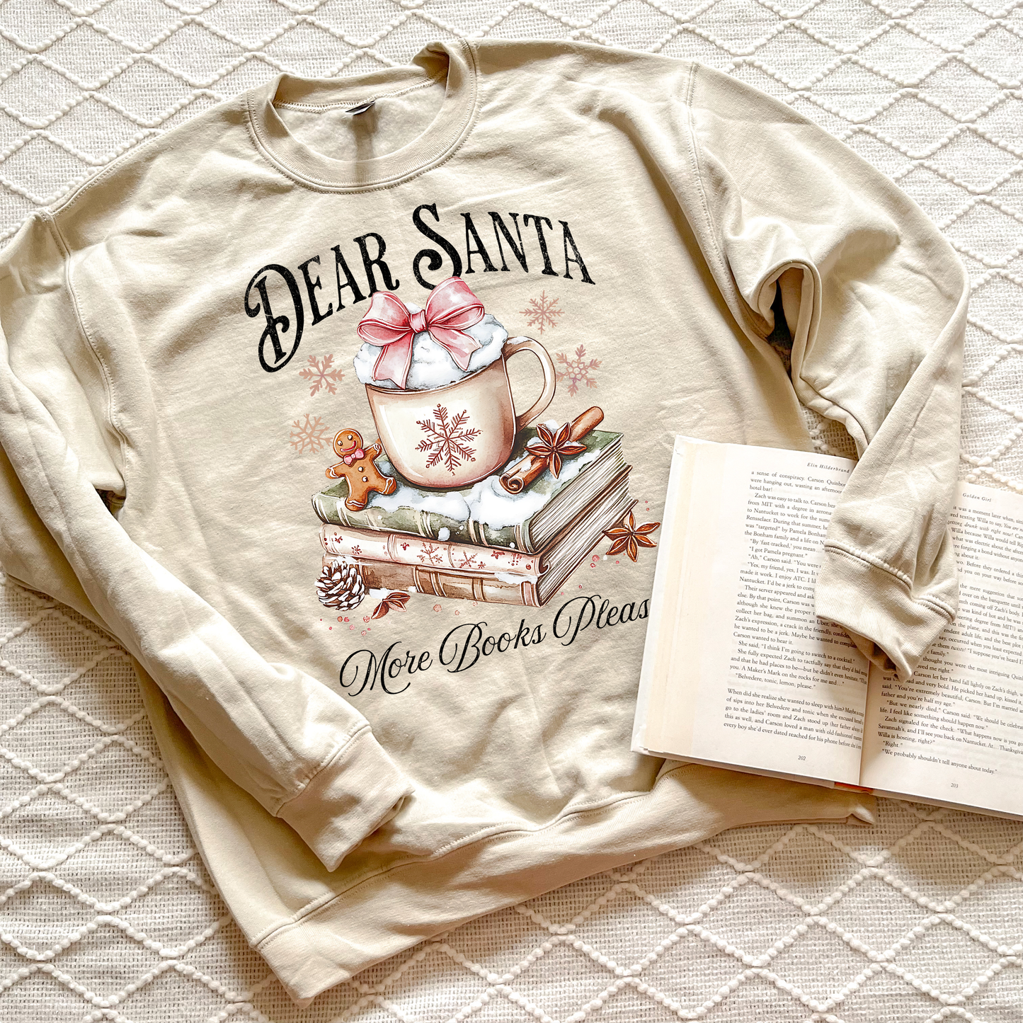 Dear Santa, More Books Sweatshirts