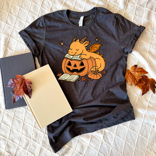 Bookish Autumn Dragon T-Shirts