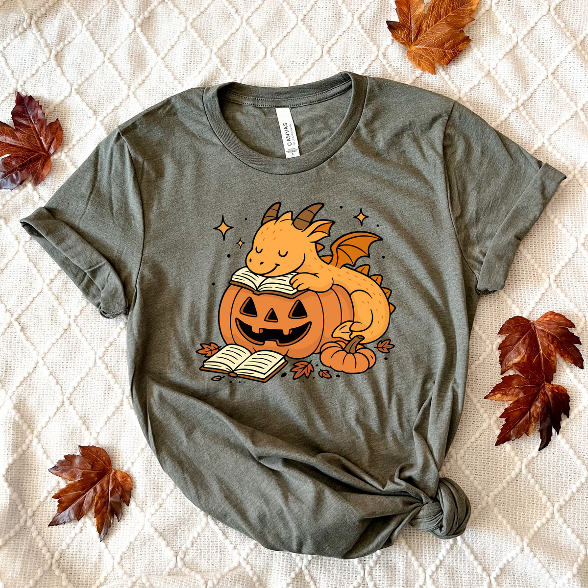 Bookish Autumn Dragon T-Shirts