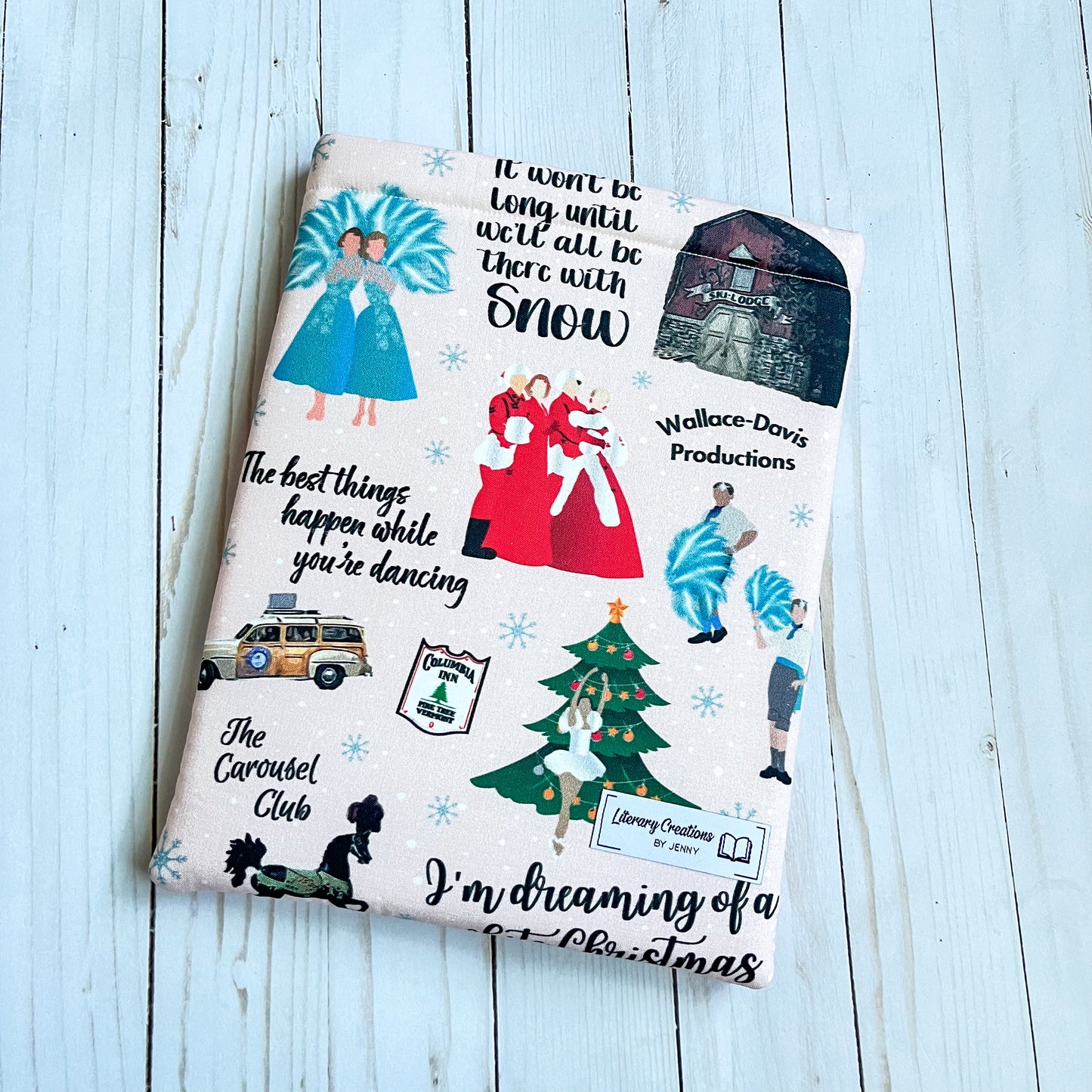 White Christmas Book Sleeve