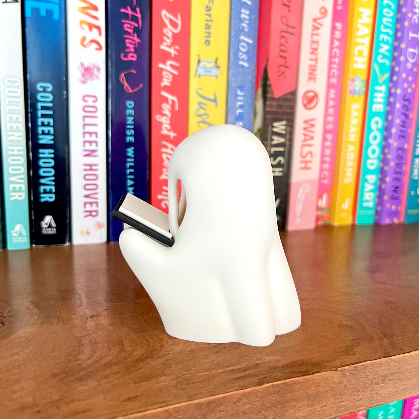 Bookish Ghost with Tea Light