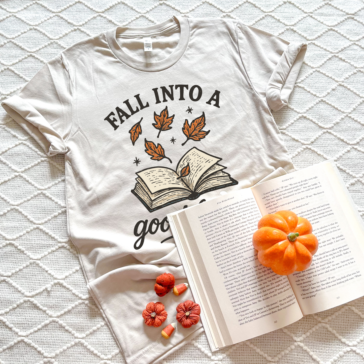 Fall Into a Good Book T-Shirts