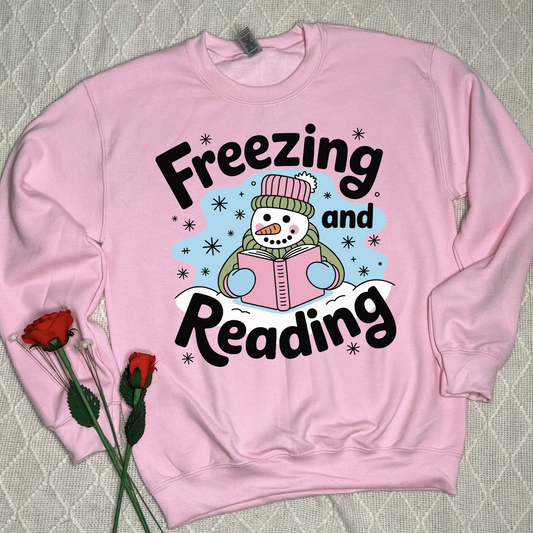 Freezing and Reading Sweatshirts