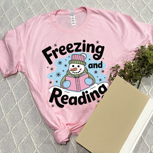 Freezing and Reading T-Shirts