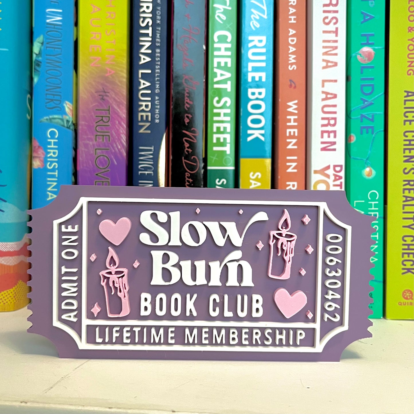 Romance Trope Book Club Signs